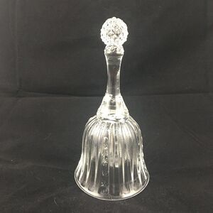 Fenton Antique Vintage Glass Bell Fabrege Pineapple Clear